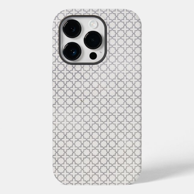Beige islamische geometrische Muster Case-Mate iPhone Hülle (Rückseite)