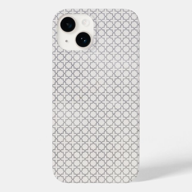 Beige islamische geometrische Muster Case-Mate iPhone Hülle (Rückseite)