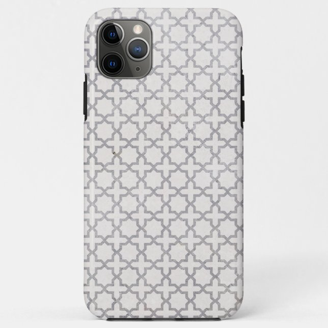 Beige islamische geometrische Muster Case-Mate iPhone Hülle (Rückseite)