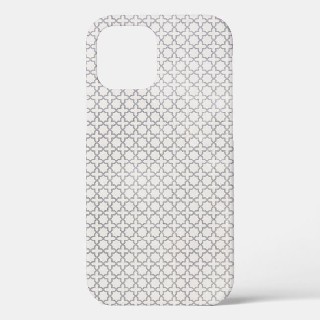 Beige islamische geometrische Muster Case-Mate iPhone Hülle (Rückseite)