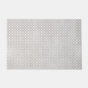 Beige islamische geometrische Muster Fußmatte