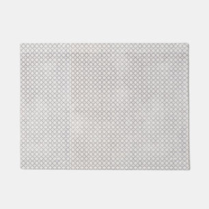 Beige islamische geometrische Muster Fußmatte