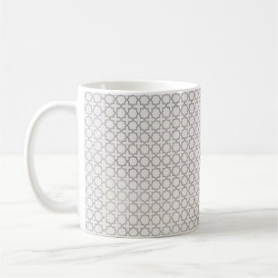 Beige islamische geometrische Muster Kaffeetasse
