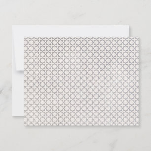 Beige islamische geometrische Muster Karte