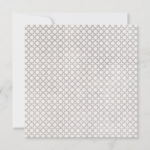 Beige islamische geometrische Muster Karte
