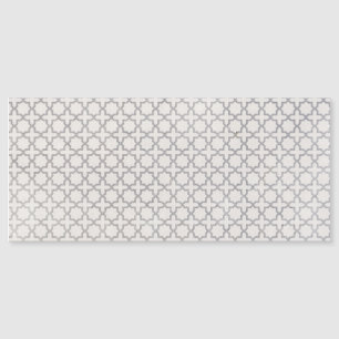 Beige islamische geometrische Muster Magnetkarte