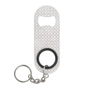 Beige islamische geometrische Muster Mini Flaschenöffner