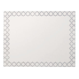 Beige islamische geometrische Muster Notizblock
