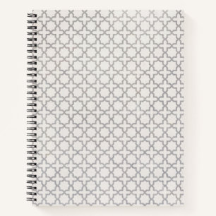 Beige islamische geometrische Muster Notizbuch