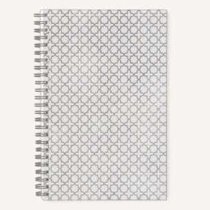 Beige islamische geometrische Muster Notizbuch