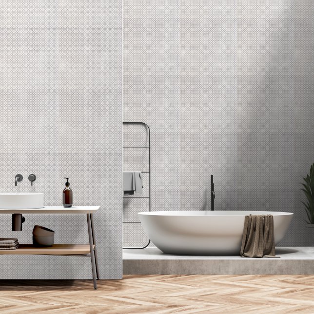 Beige islamische geometrische Muster Tapete (Badezimmer)