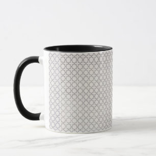 Beige islamische geometrische Muster Tasse