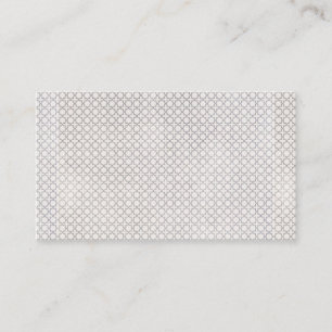 Beige islamische geometrische Muster Visitenkarte