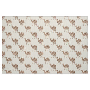Beige Kamel Stoff