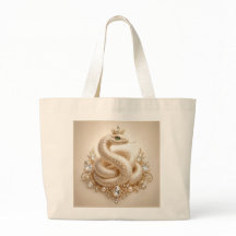 Beige Kristallschlangenkronenanhänger Kunst