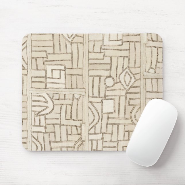 Beige Kuba Print Mouse Pad Mousepad (Mit Mouse)