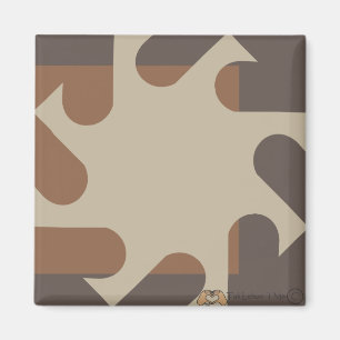 Beige Magnet 1 Sun Sponap