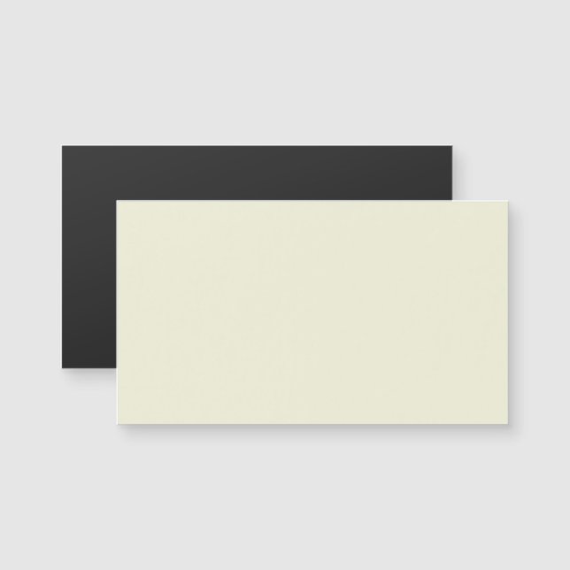 Beige Magnetkarte (Vorne/Hinten)