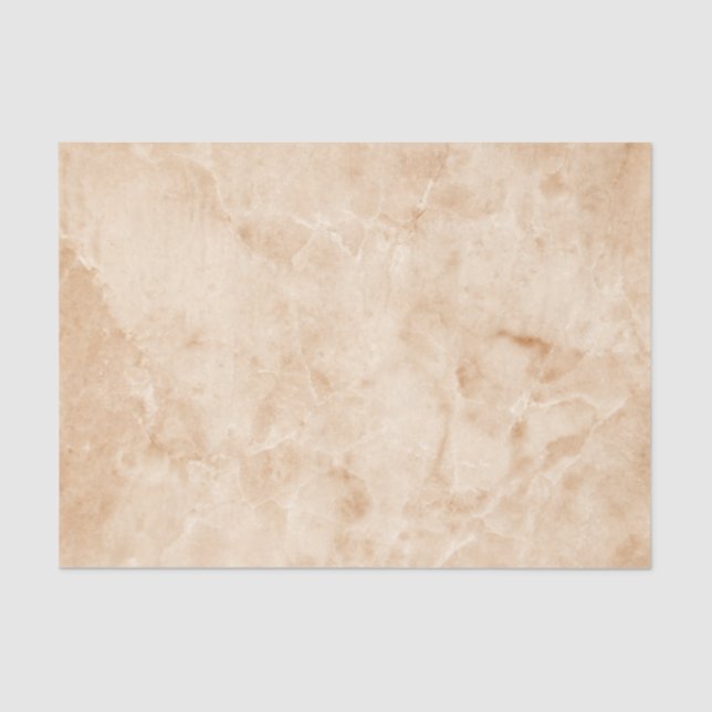 Beige Marmordekor Hintergrund Seidenpapier (Vorderseite)
