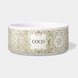 Beige mediterrane Fliese Napf