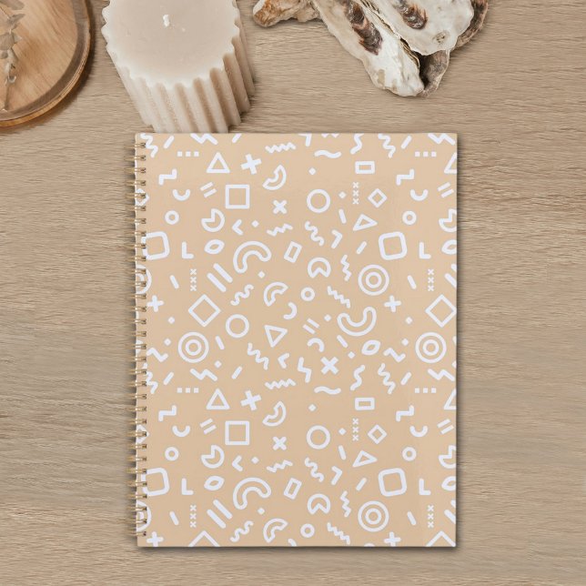 Beige Memphis Pattern Planner Planer (Von Creator hochgeladen)