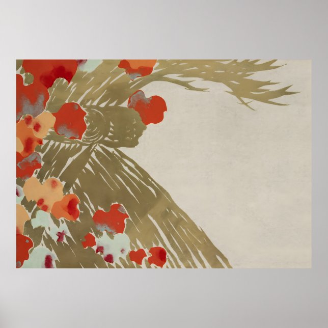 Beige Minimalist Poster (Vorne)