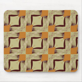 Beige Modern geometric design mouse pad Mousepad