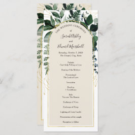 Beige Modernes Botanisches Grünprogramm