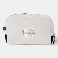 Beige Modernes Minimalistisches Mit Monogramm