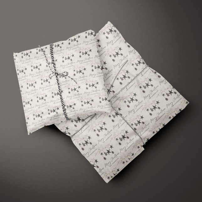 Beige natürliche moderne elegante Weihnachtszeit Seidenpapier (Von Creator hochgeladen)