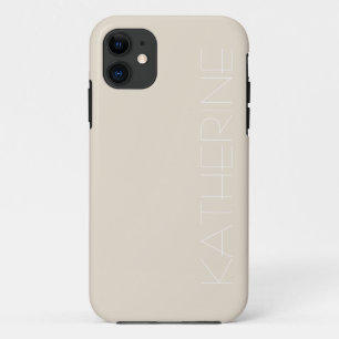 Beige neutrale erdige natürliche Tönung personalis Case-Mate iPhone Hülle