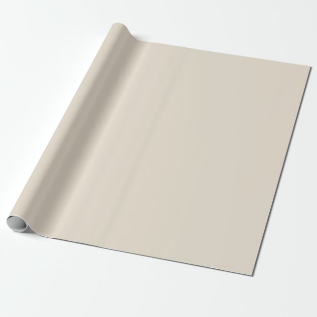 Beige neutraler erdnatürlicher Ton Geschenkpapier (Ungerollt)