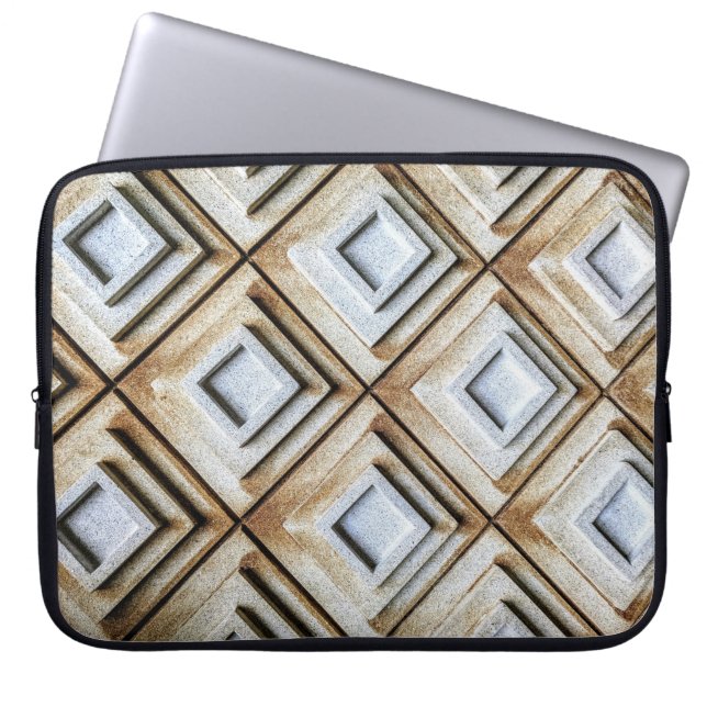 Beige Oberfläche Laptopschutzhülle (Vorderseite)