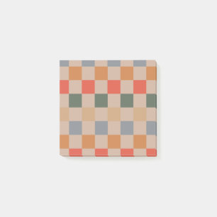 Beige orange braune, hintere Seite Post-it Klebezettel