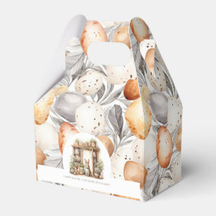 Beige Osterkaninchen Personalisiert Geschenkschachtel