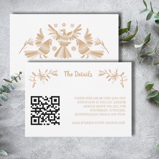 BEIGE OTOMI MEXICAN ENCLOUSURE CARD (Von Creator hochgeladen)