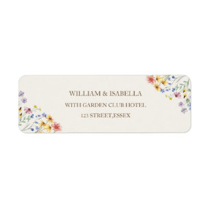 Beige Pastel Wildblume