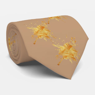 Beige Pastell Herbst Papier Textur Krawatte