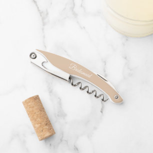 Beige Personalisiert Wedding Bridesmaid Kellnermesser