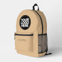 Beige | Personalisiertes Firmenlogo und Text