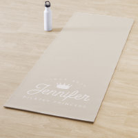 Beige Pilates Prinzessin Workout Gym