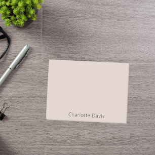 Beige Post-it Klebezettel