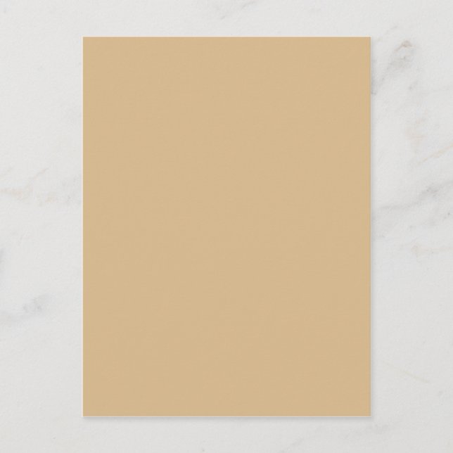 Beige Postkarte (Vorderseite)