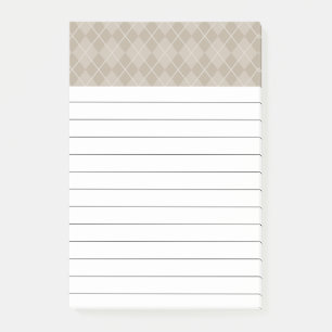 Beige Raute Post It Notes Post-it Klebezettel