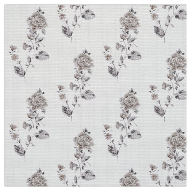 Beige Rose Stoff (Muster)