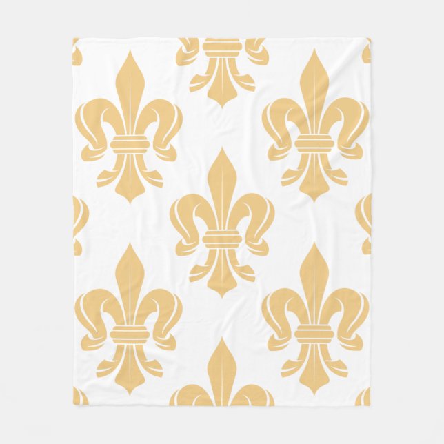 Beige Royal Fleece Blanket (Vorderseite)