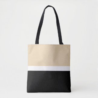 Beige Schwarz Abstrakter Streifen