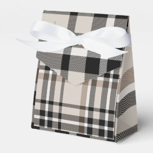 Beige Scottish Tartan Kariert Geschenkschachtel