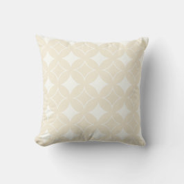 Beige Shippo-Muster Kissen