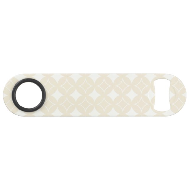 Beige Shippo-Muster Speedflaschenöffner (Vorderseite (Horizontal))